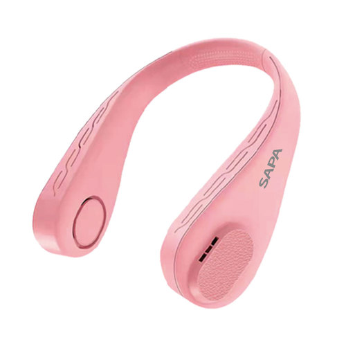 싸파 휴대용 넥밴드 선풍기 SPK-N22F18P 핑크 넥풍기
